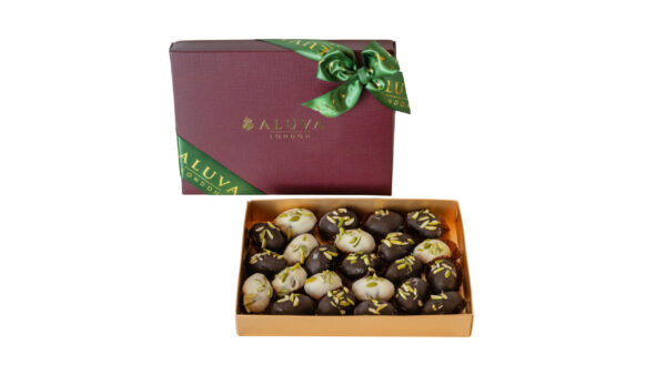 AluvaLondon_ChocolateCoveredDates Chocolate Covered Dates (24 Pieces)